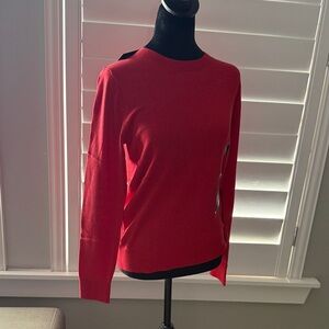 Banana Republic Vibrant Red Knit Top